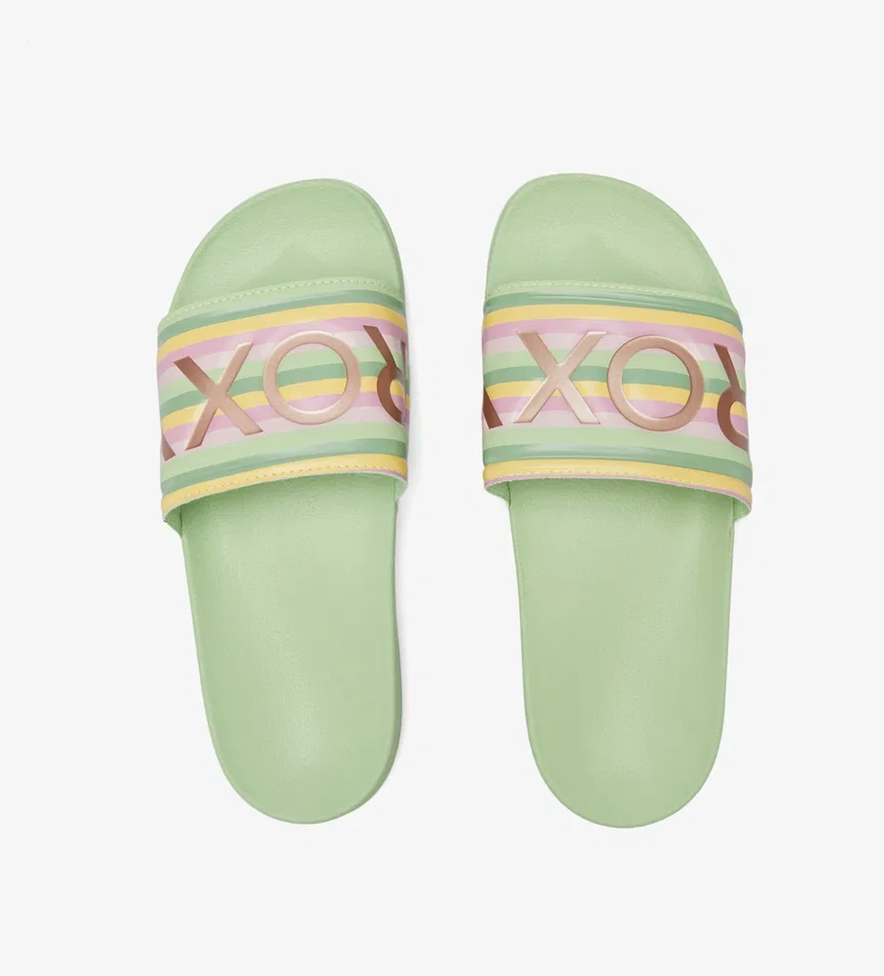 Roxy Slippy II Kadın Yeşil Terlik - Görsel 1