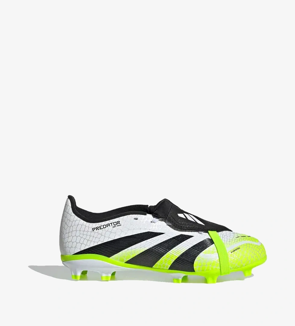 adidas Predator League Fold Over Tongue Firm-Multi Ground Çocuk Beyaz Çim Saha Kramponu