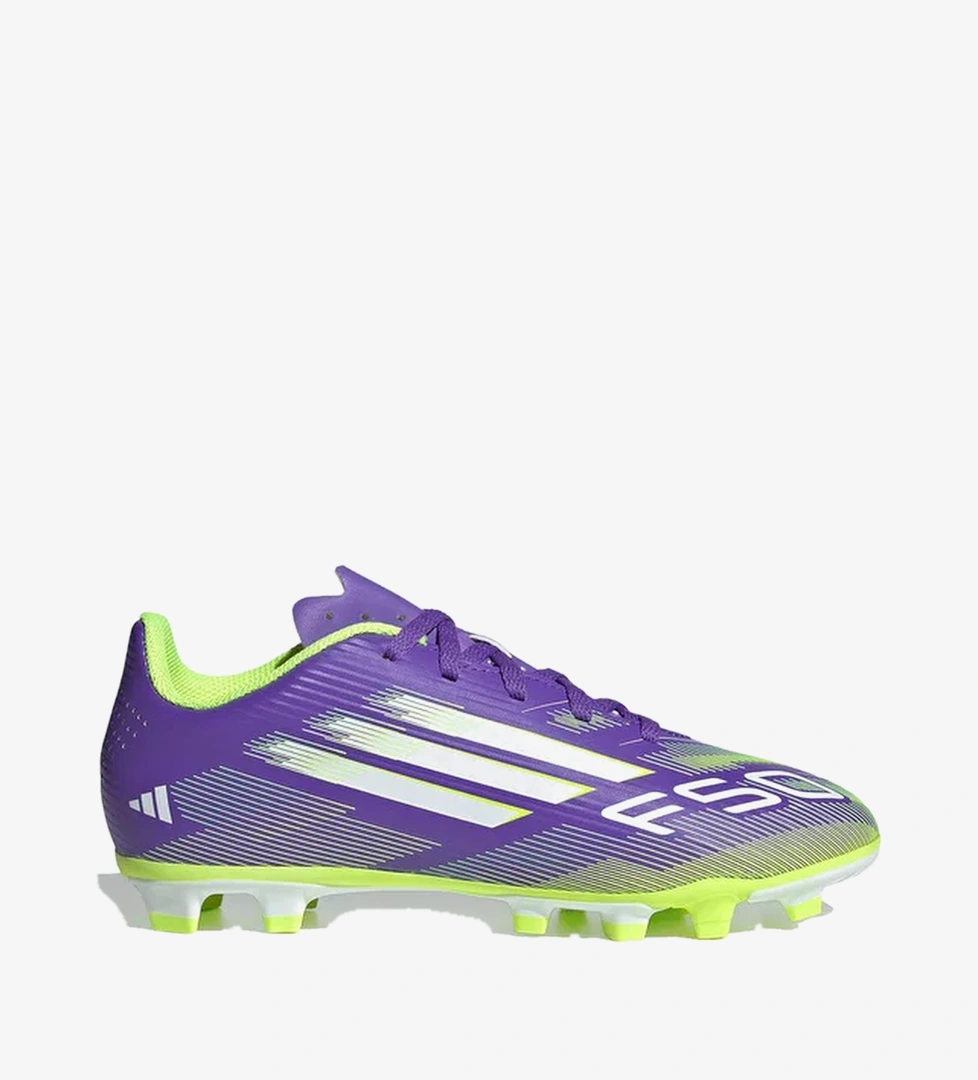 adidas F50 Club Firm-Multi Ground Çocuk Mor Çim Saha Kramponu
