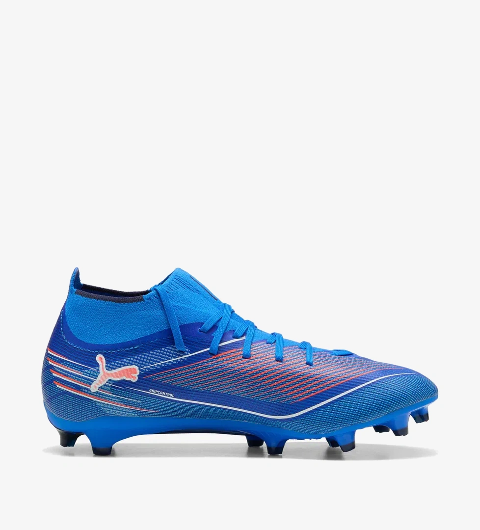 Puma Ultra 6 Match+ Fg-Ag Erkek Mavi Çim Saha Kramponu - Görsel 1