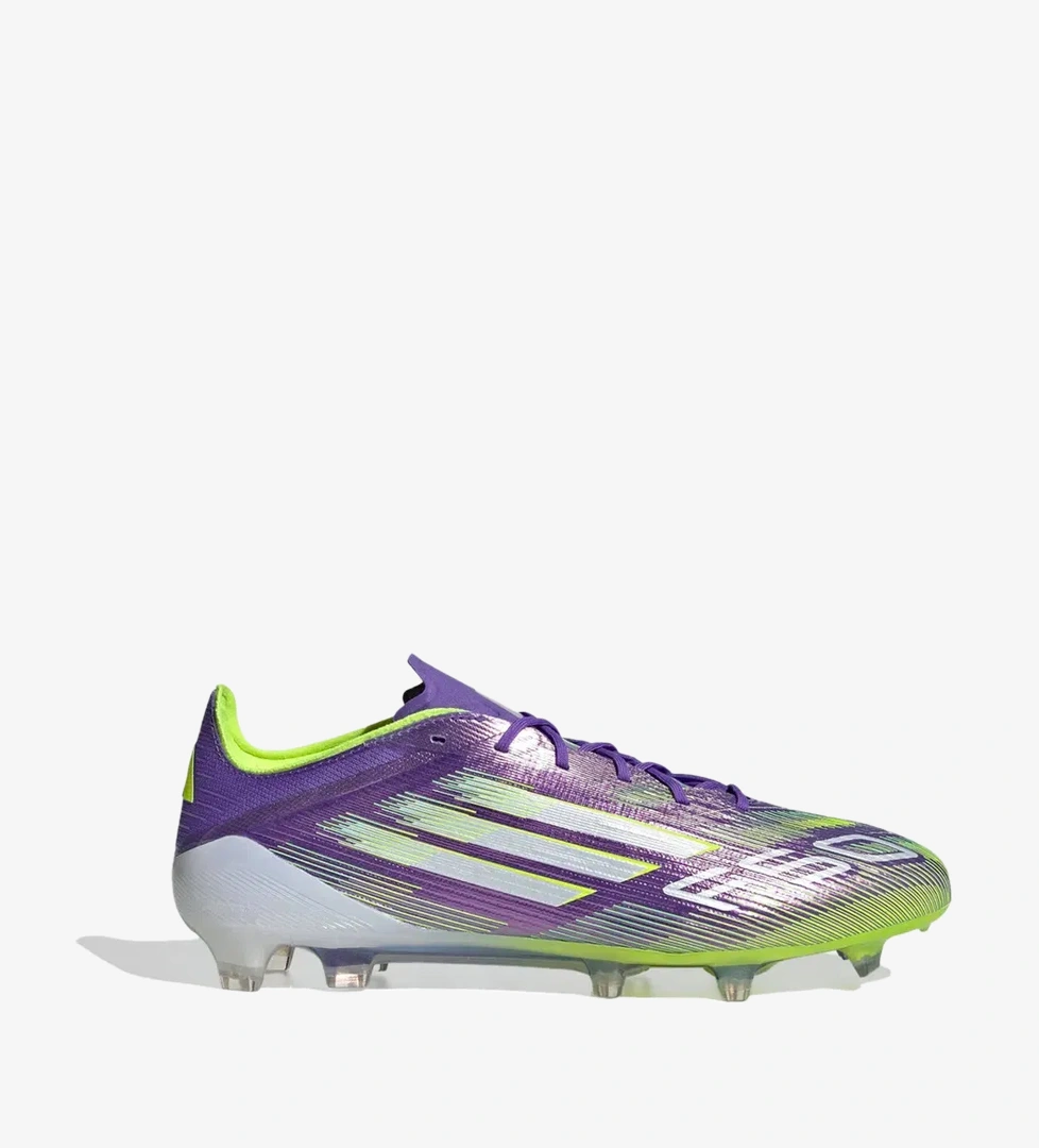 adidas F50 Elite Erkek Mor Çim Saha Kramponu