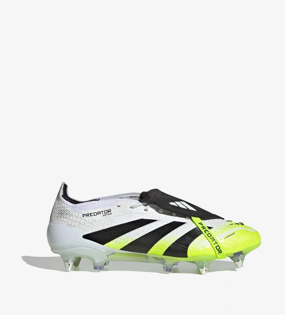 adidas Predator Elite Fold Over Tongue Yumuşak Zemin Erkek Beyaz Çim Saha Kramponu