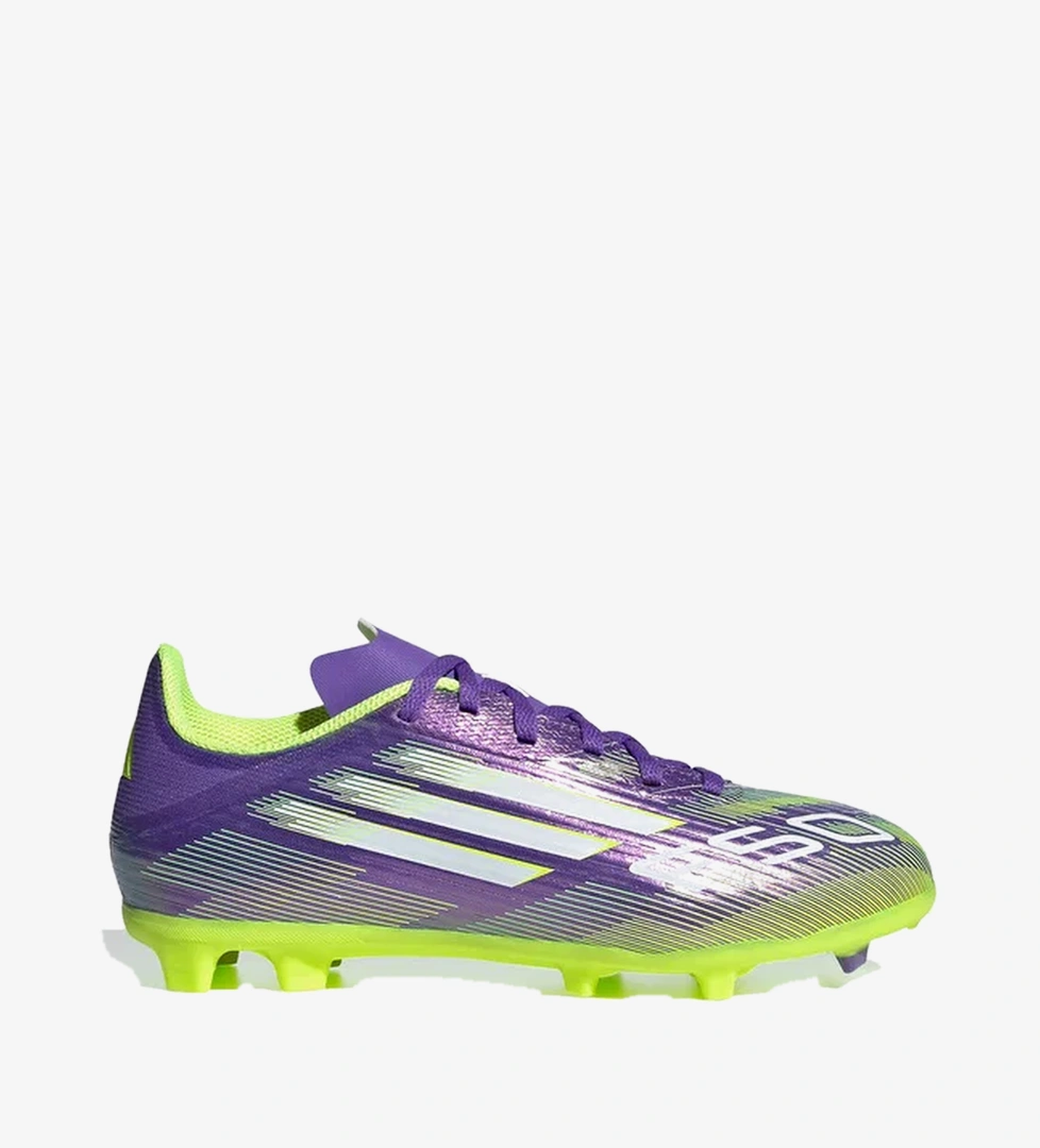 adidas F50 League Firm-Multi Ground Çocuk Mor Çim Saha Kramponu