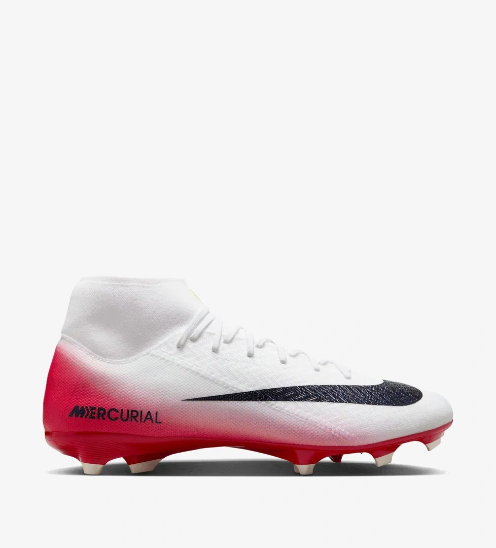 Nike Mercurial Superfly 10 Academy Lv8 Erkek Kırmızı Çim Saha Kramponu