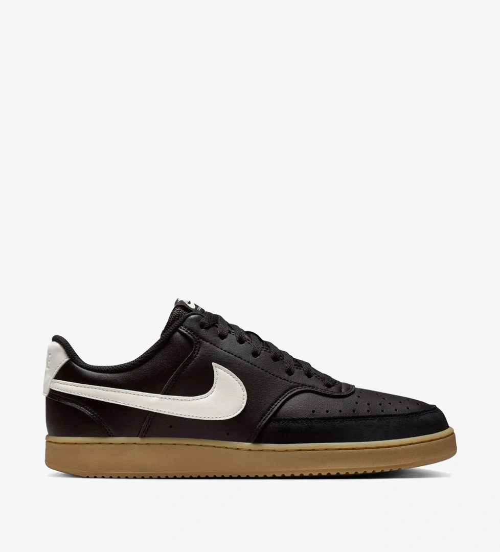 Nike Court Vision Low Erkek Siyah Spor Ayakkabı