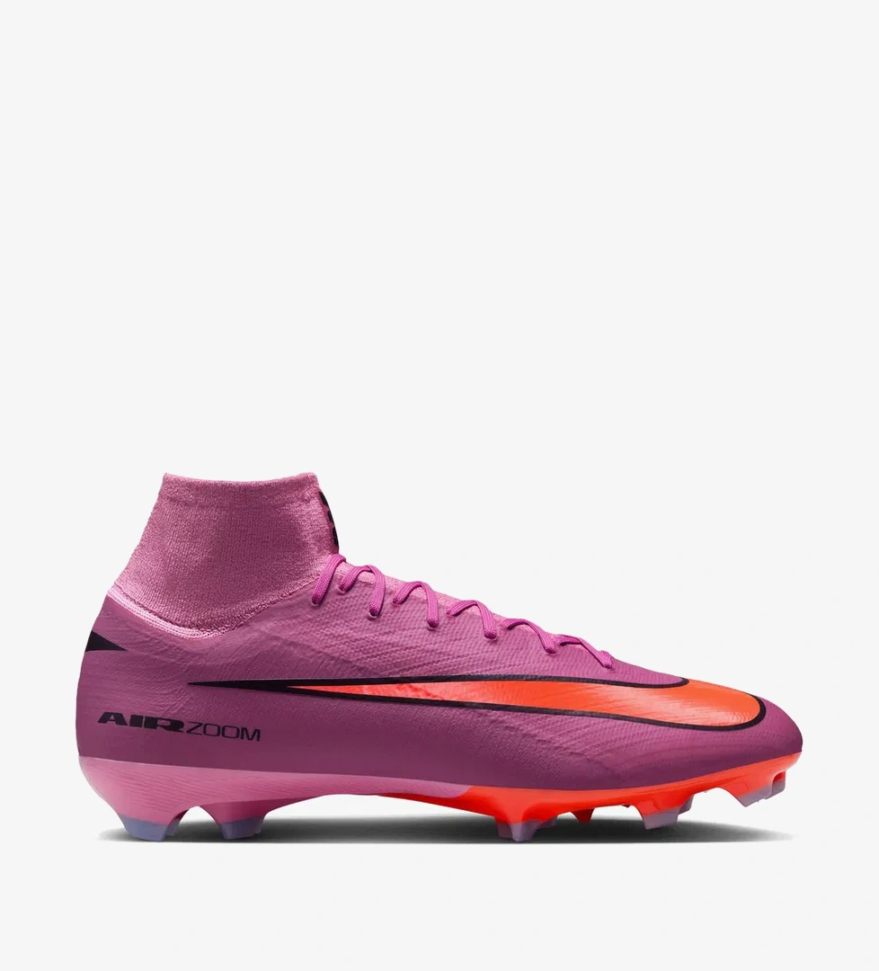 Nike Mercurial Superfly 10 Pro Erkek Pembe Çim Saha Kramponu