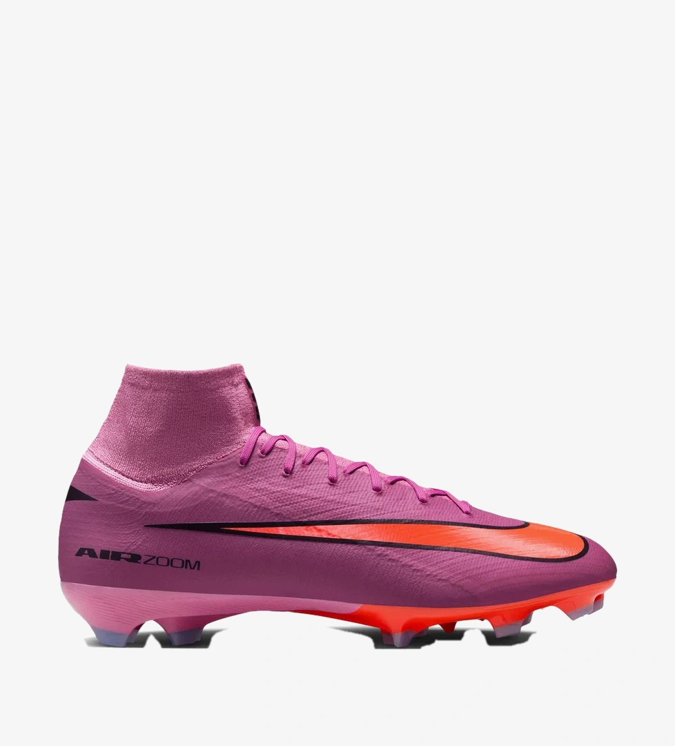 Nike Mercurial Superfly 10 Pro Erkek Pembe Çim Saha Kramponu