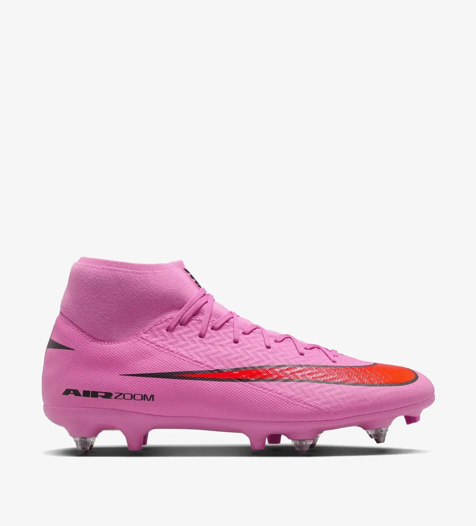 Nike Nike Mercurial Superfly 10 Sg-pro Academy Ac Pembe Erkek Çim Kırmızı Saha Futbol Krampon Kramponu Fq8336-600 model görseli