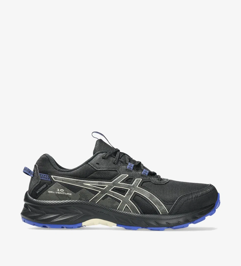 Asics Gel-Venture 10 Waterproof Erkek Siyah Koşu Ayakkabısı - Görsel 1