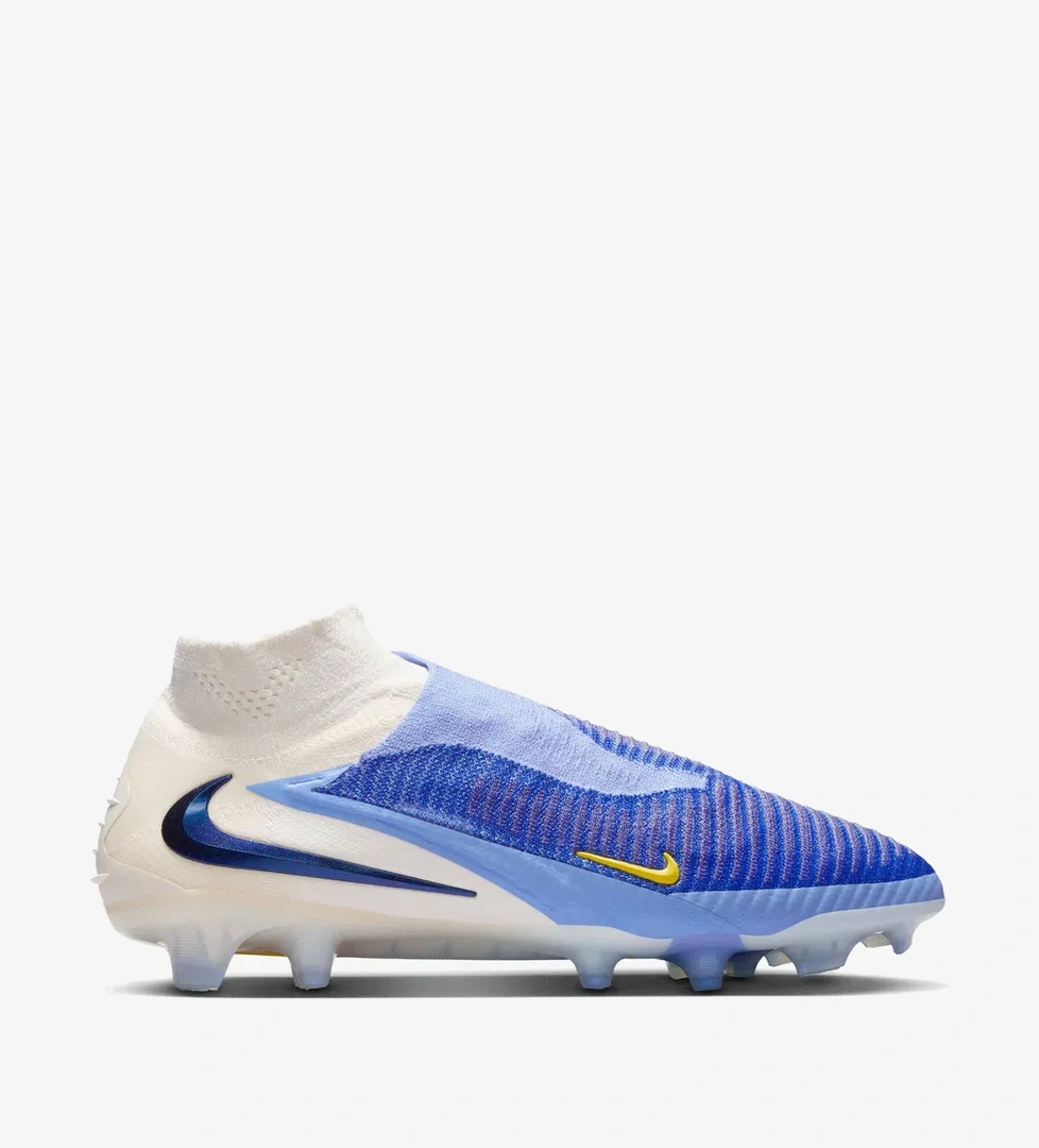 Nike Phantom 6 High Elite Erkek Lacivert Çim Saha Kramponu
