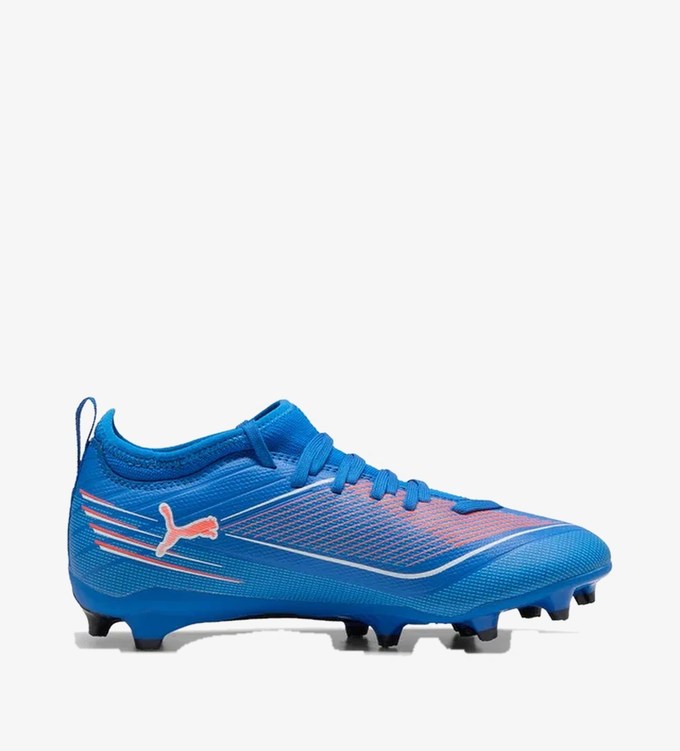 Puma Ultra 6 Match Fg-Ag Çocuk Mavi Çim Saha Kramponu