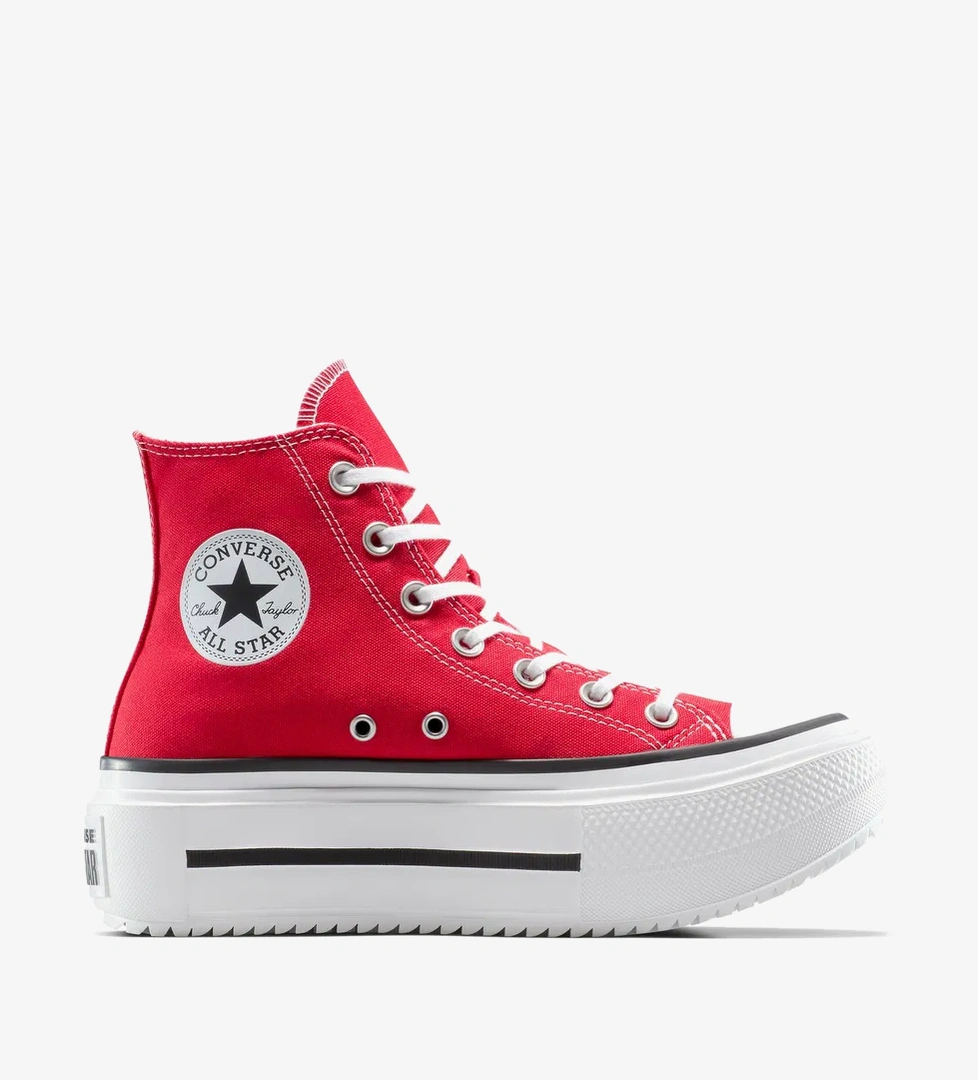 Converse Converse Chuck Taylor All Star Lift Double Stack Platform Kadın Unisex Kırmızı Sneaker model görseli