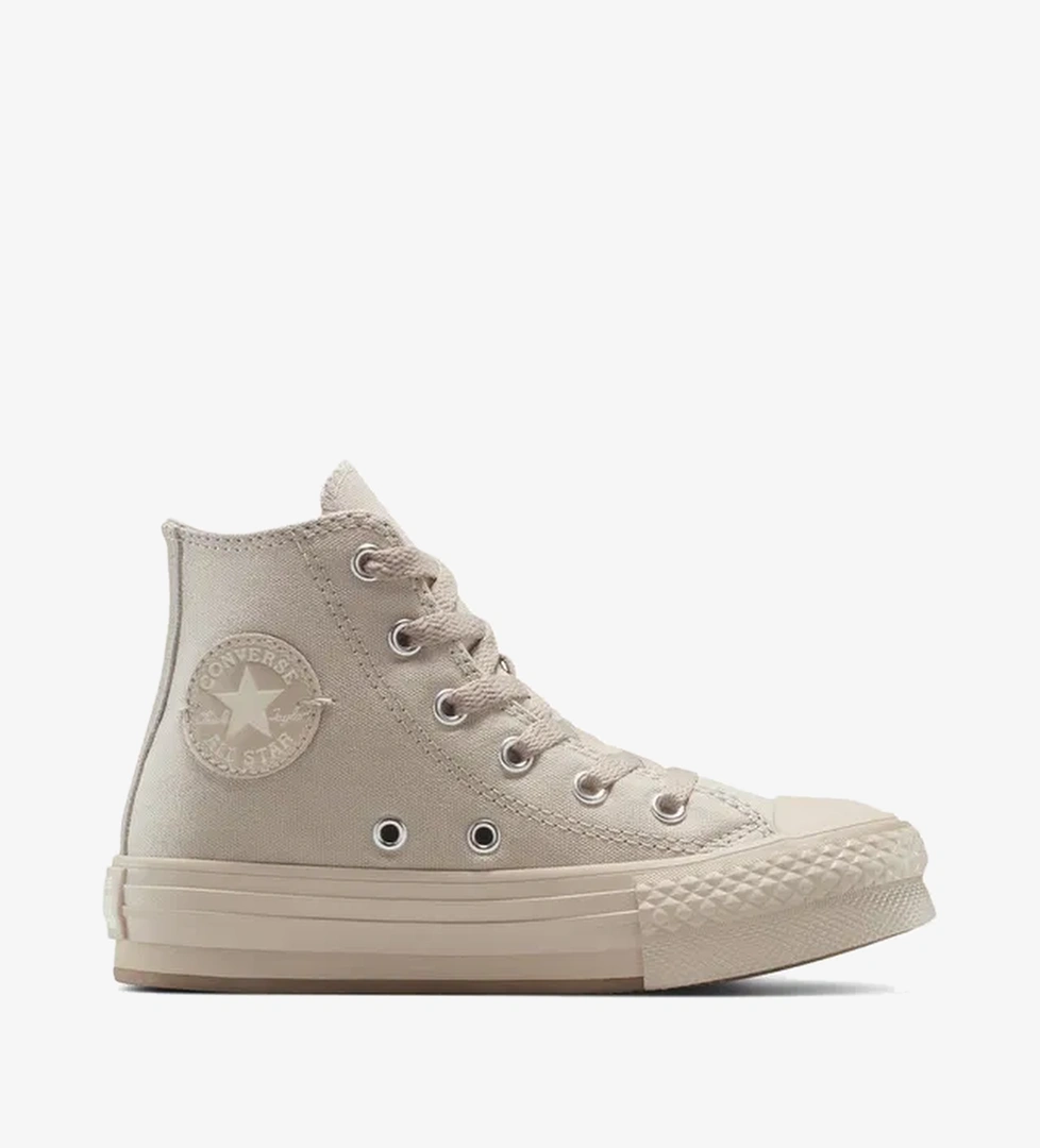 Converse Chuck Taylor All Star EVA Lift Platform Çocuk Bej Sneaker