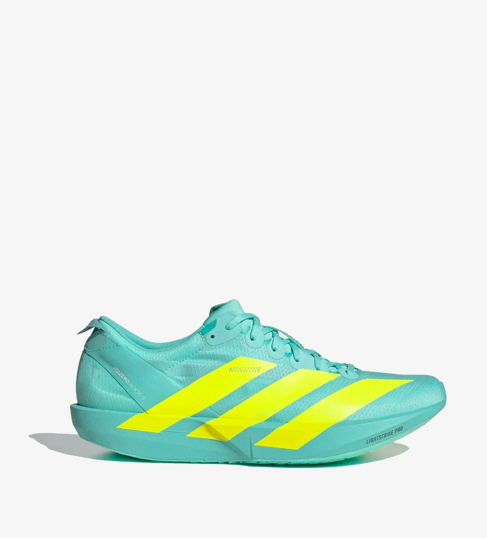 adidas Adizero Adios 9 Erkek Mavi Koşu Ayakkabısı