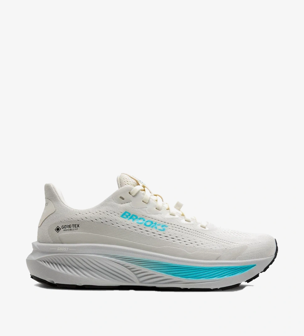 Brooks Ghost 17 Gore-Tex Kadın Beyaz Koşu Ayakkabısı