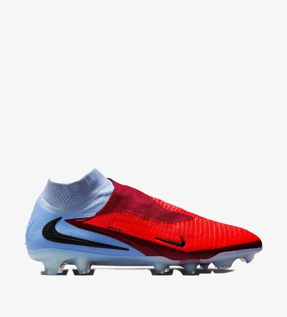 Nike Phantom 6 High Elite Erkek Mavi Çim Saha Kramponu