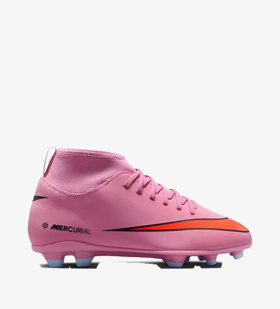 Nike Jr. Mercurial Superfly 10 Club Çocuk Pembe Çim Saha Kramponu