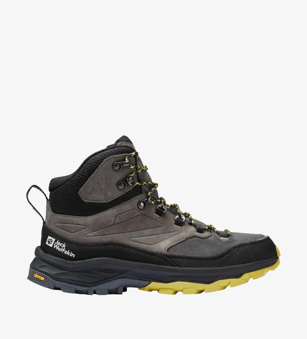 Jack Wolfskin Cyrox Texapore Mid Erkek Gri Outdoor Bot