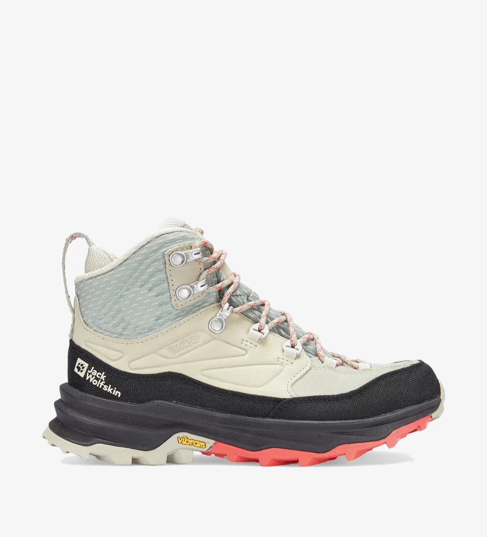 Jack Wolfskin Cyrox Texapore Mid Kadın Yeşil Outdoor Bot