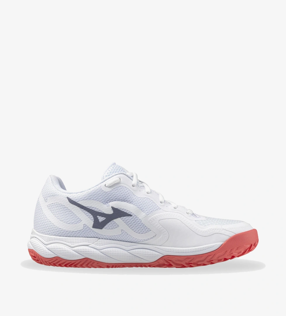 Mizuno Wave Enforce Court Cc Kadın Beyaz Tenis Ayakkabısı - Görsel 1