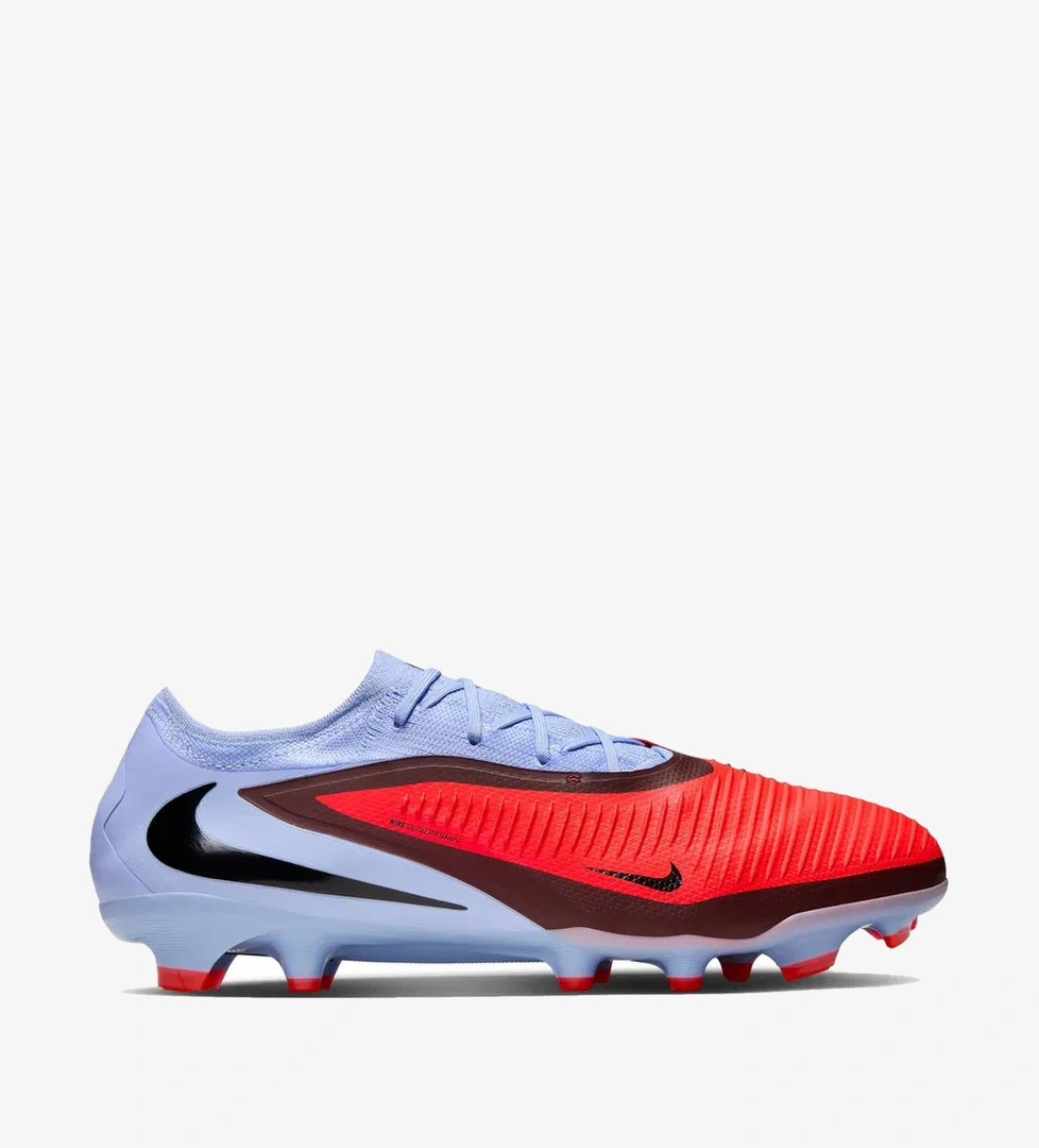 Nike Phantom 6 Low Pro Erkek Mavi Çim Saha Kramponu
