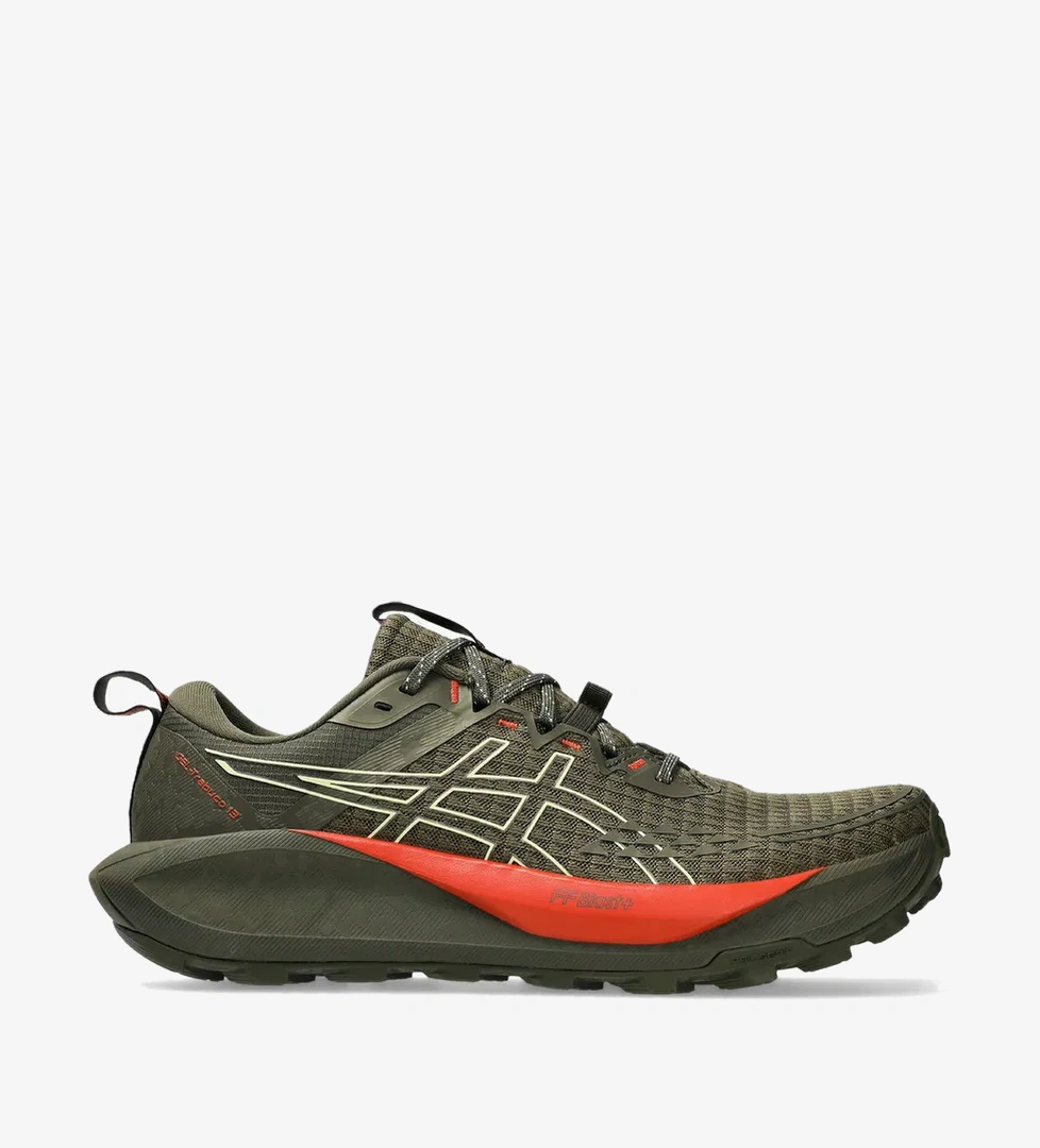 Asics Gel-Trabuco 13 Erkek Haki Koşu Ayakkabısı - Görsel 1