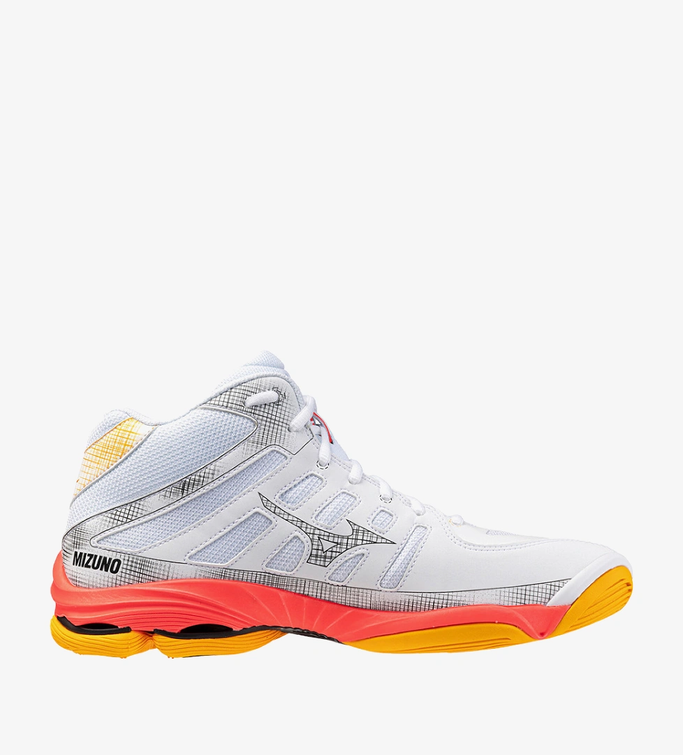 Mizuno Mizuno Wave Voltage 2 Mid Kadın Beyaz Koşu Ayakkabısı model görseli