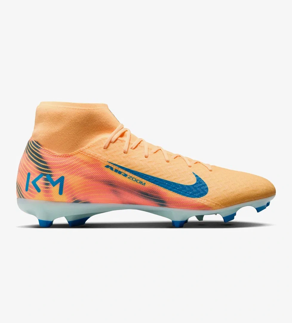 Nike Zoom Superfly 10 Acad Km Fg/Mg Erkek Turuncu Çim Saha Kramponu