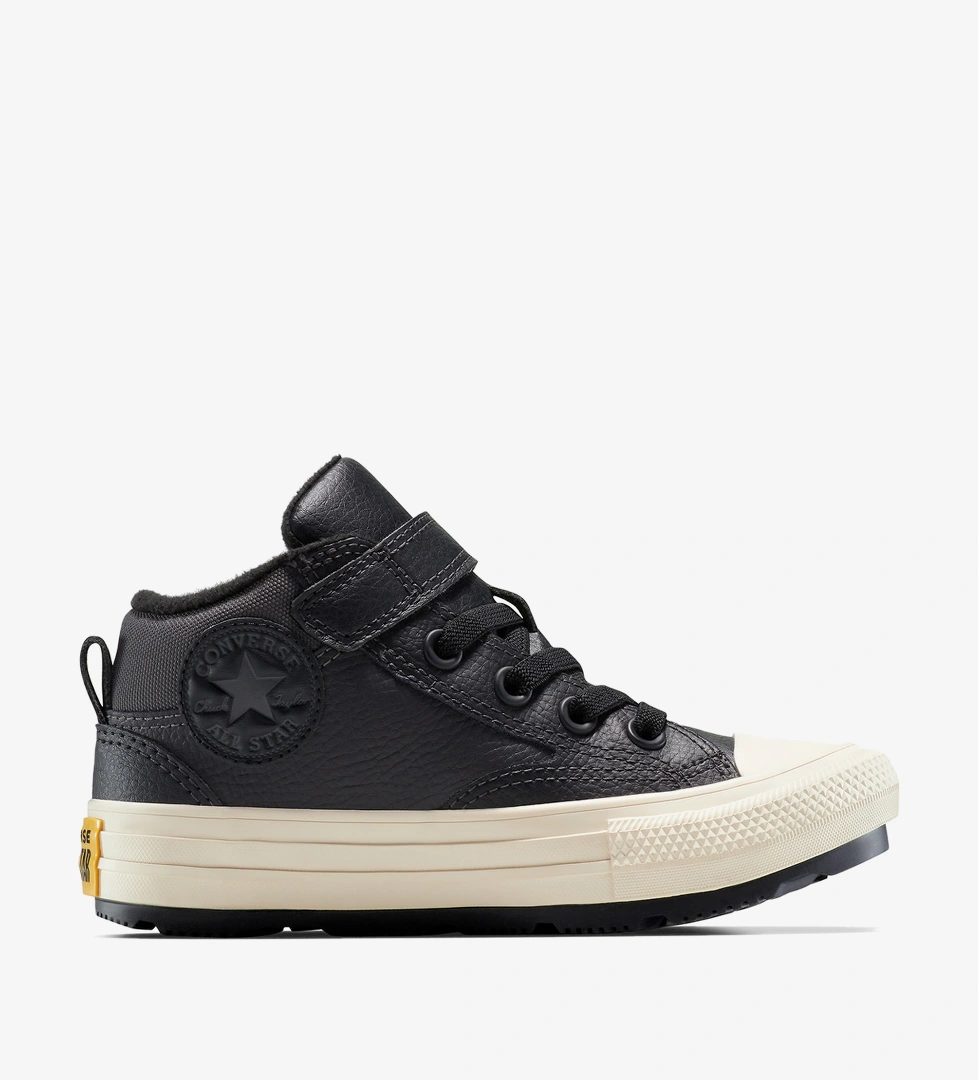 Converse Chuck Taylor All Star Malden Street Kolay Giyilebilir Çocuk Siyah Sneaker