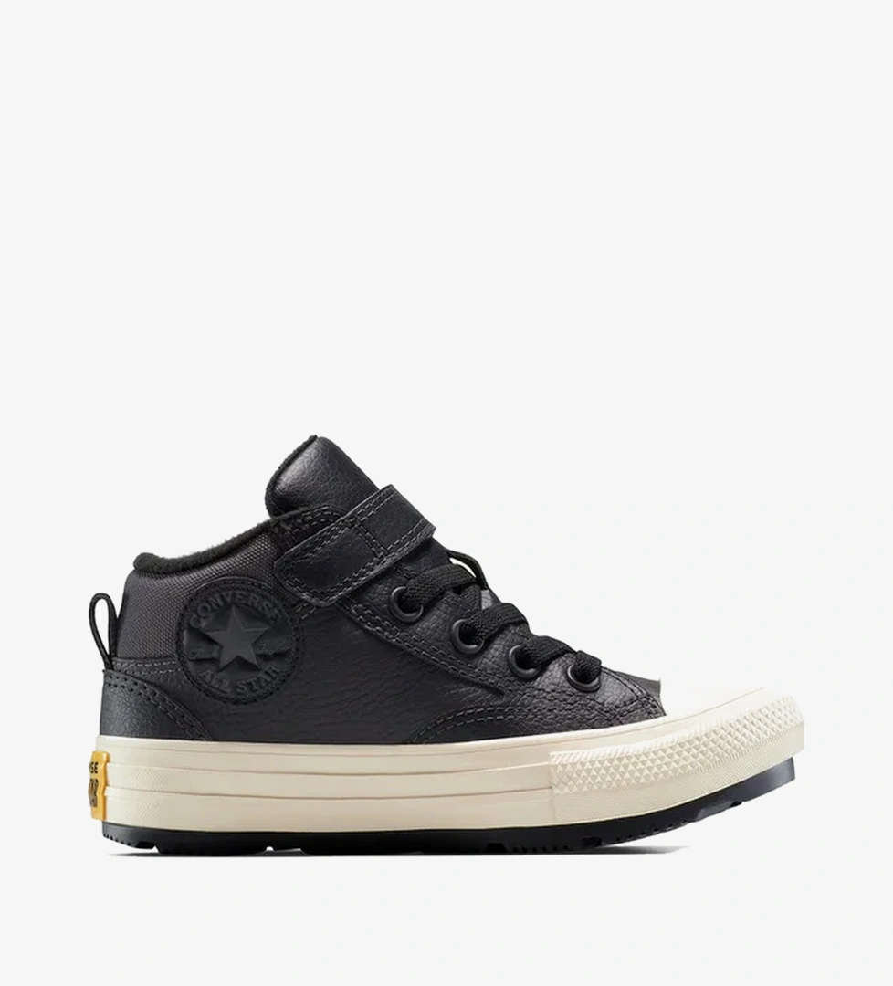 Converse Chuck Taylor All Star Malden Street Kolay Giyilebilir Çocuk Siyah Sneaker
