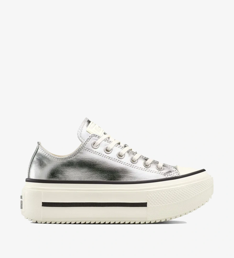 Converse Chuck Taylor All Star Lift Double Stack Unisex Gri Sneaker