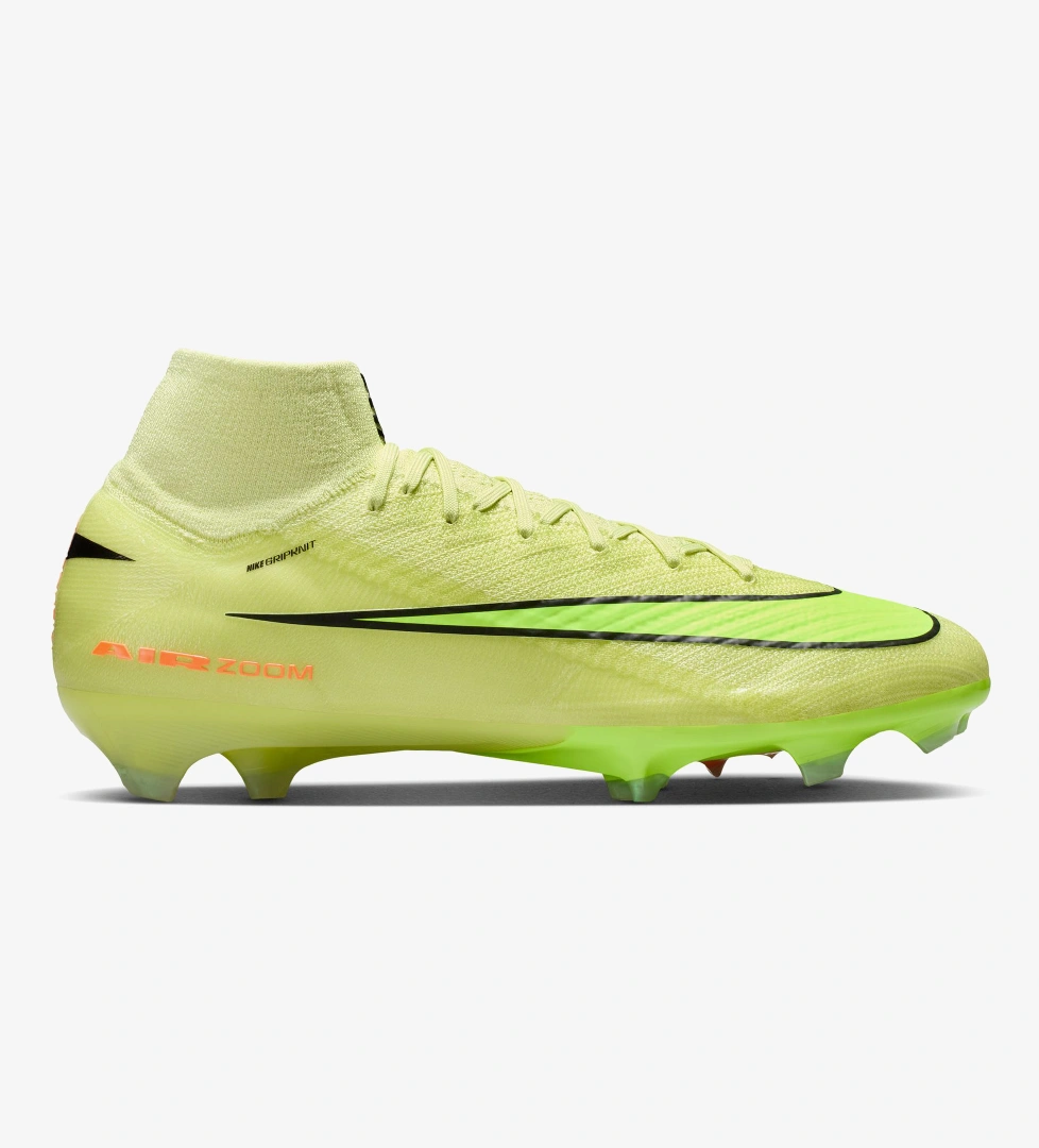 Nike Mercurial Superfly 10 Elite Erkek Yeşil Çim Saha Kramponu