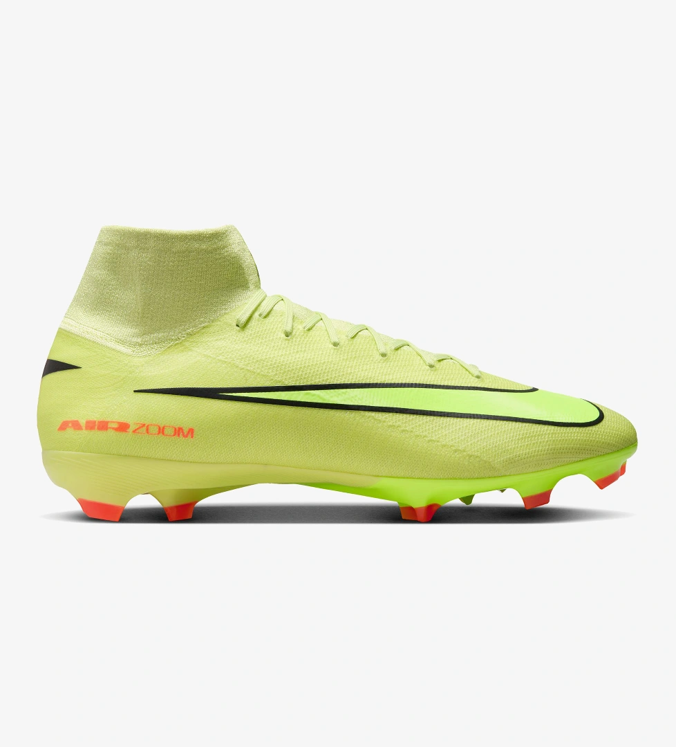 Nike Mercurial Superfly 10 Pro Erkek Yeşil Çim Saha Kramponu