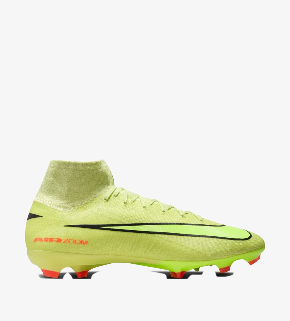 Nike Mercurial Superfly 10 Pro Erkek Yeşil Çim Saha Kramponu