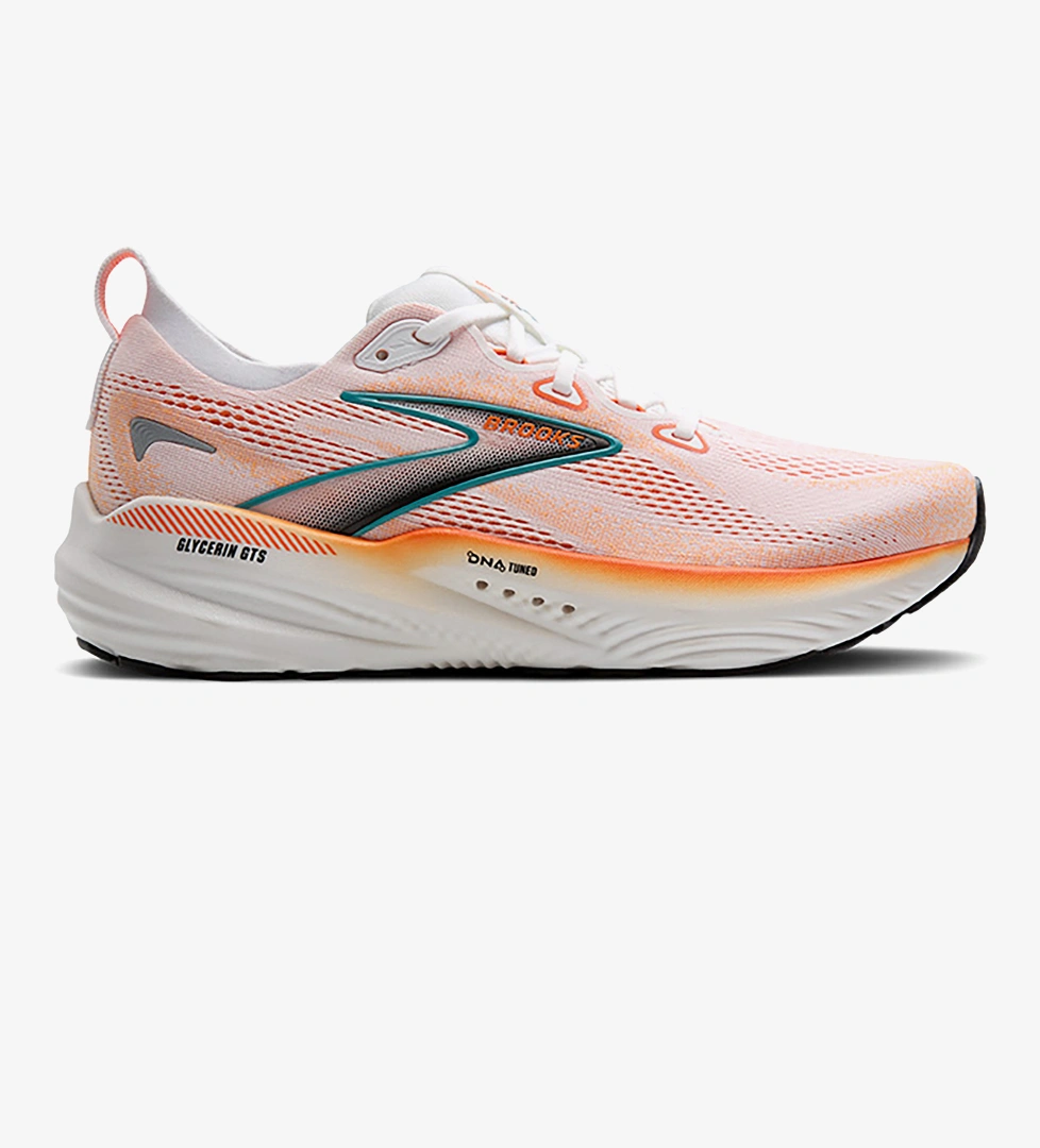 Brooks Glycerin Gts 22 Erkek Beyaz Koşu Ayakkabısı - Görsel 1