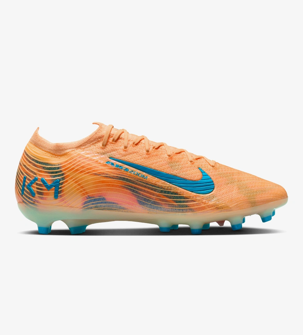 Nike Nike Mercurial Zoom Vapor 16 Elite Kylian Mbappe Ag Erkek Turuncu Pro Çim Krampon Saha Kramponu model görseli