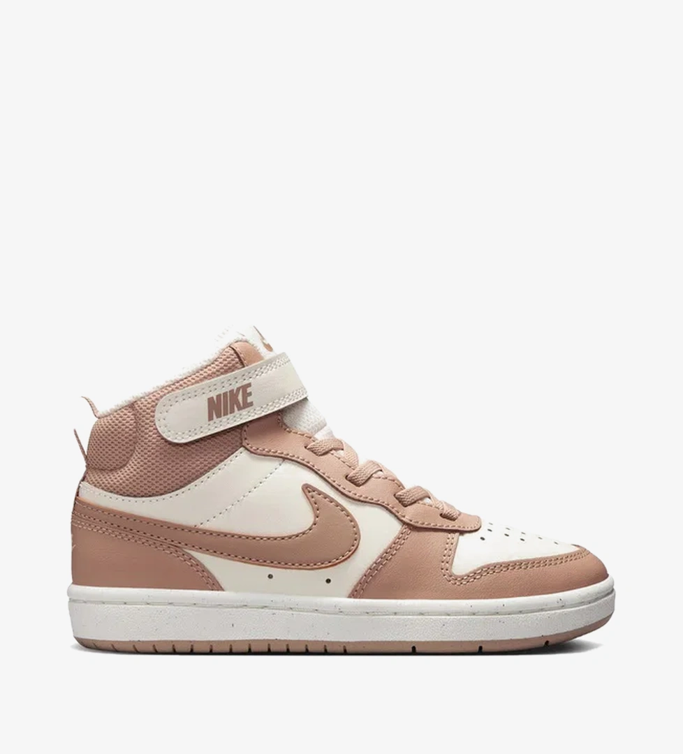 Nike Court Borough Mid 2 Çocuk Pembe Spor Ayakkabı