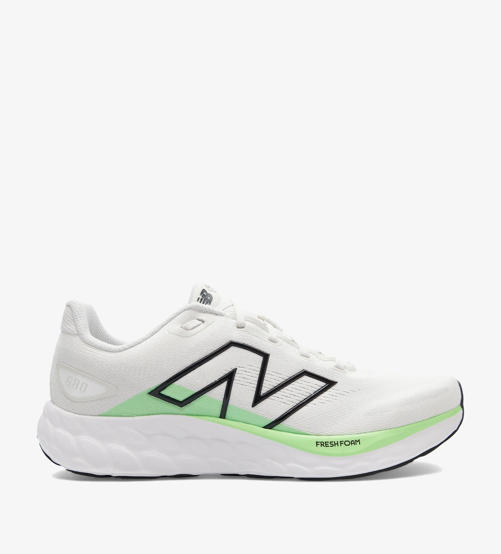 New Balance 680V8 Erkek Beyaz Koşu Ayakkabısı - Görsel 1