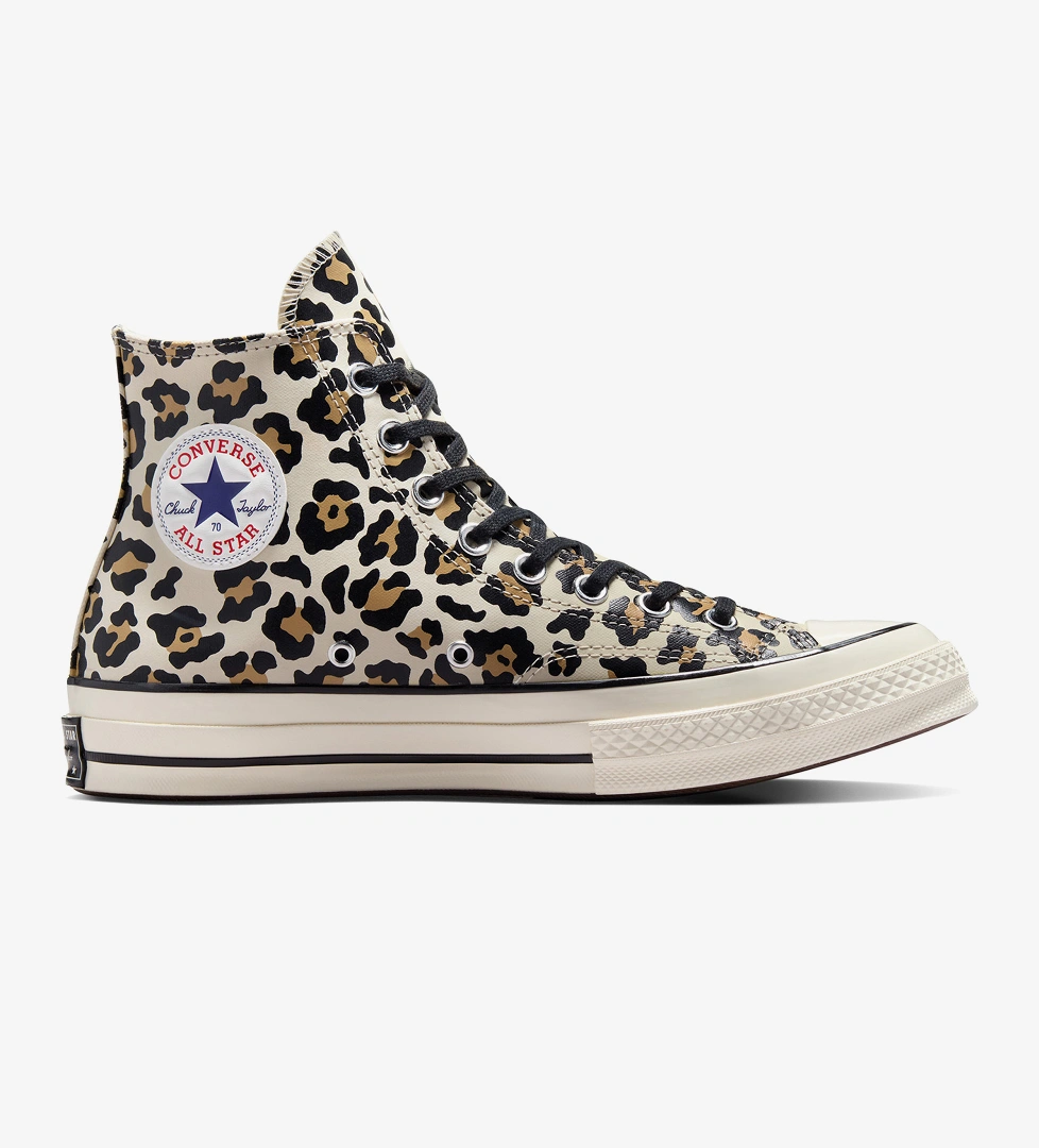 Converse Converse Chuck 70 Leopard Print Unisex Krem Sneaker | Intersport Krem - 1. görsel