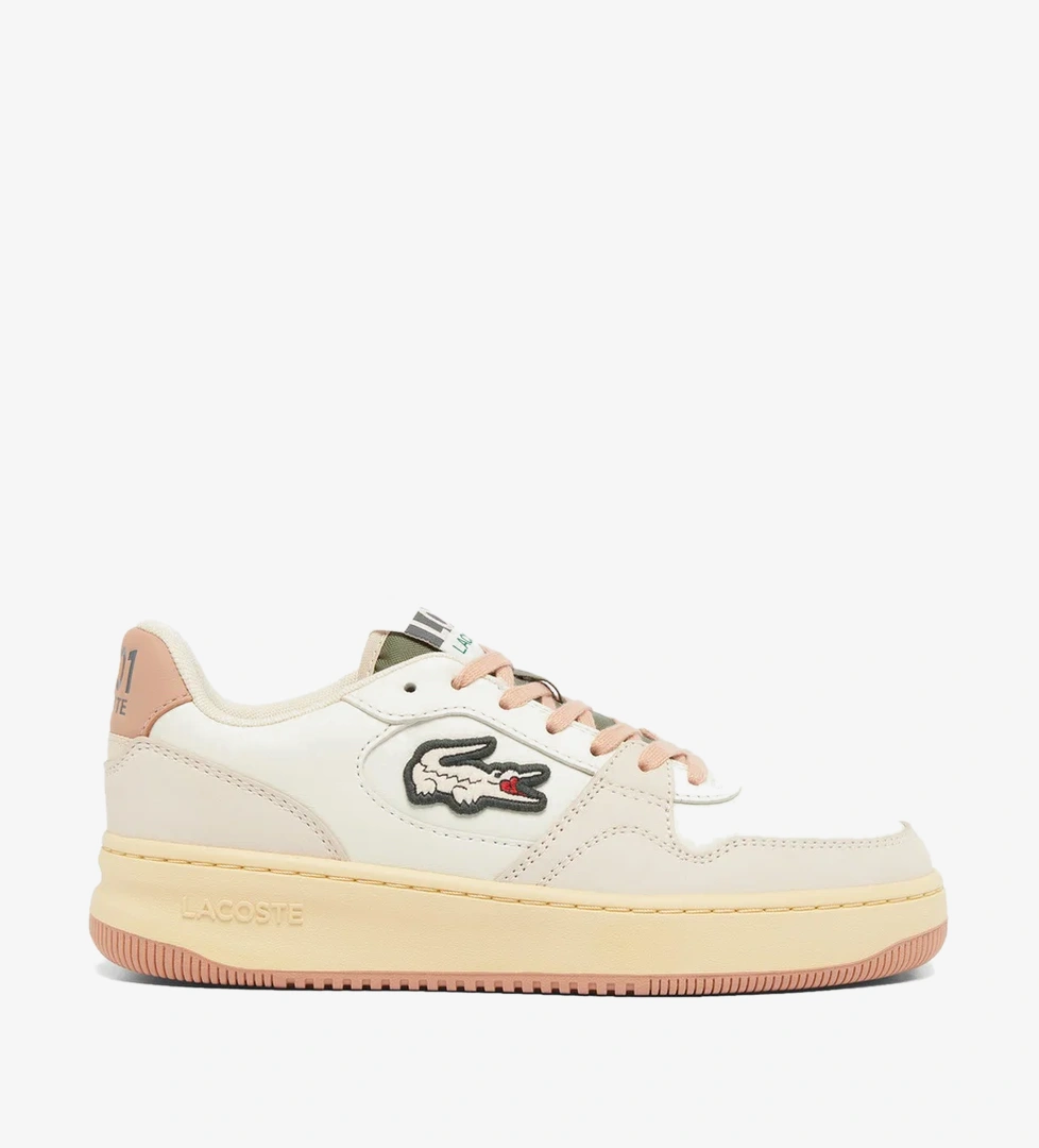Lacoste L001 Court Kadın Krem Sneaker