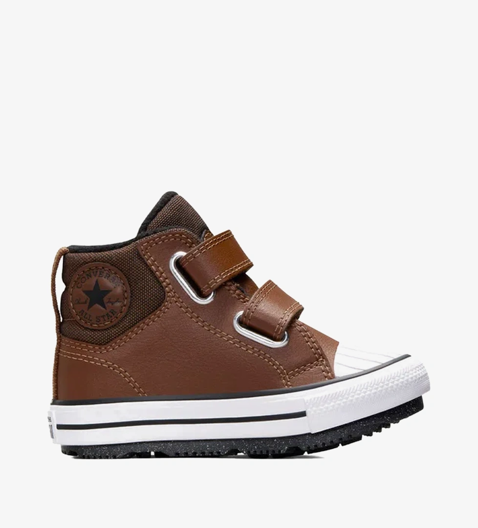 Converse Chuck Taylor All Star Berkshire Bebek Kahverengi Deri Bot