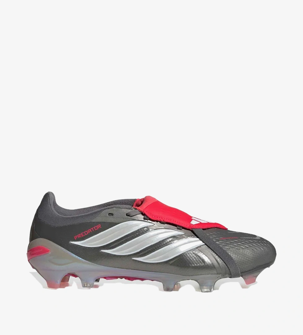 adidas Predator Pro FoldOver Tongue Erkek Gri Çim Saha Kramponu