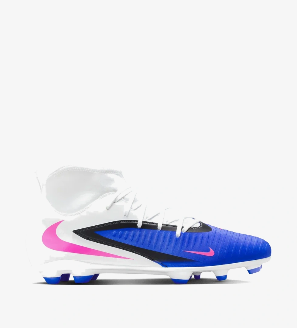Nike Phantom 6 High Club Erkek Lacivert Çim Saha Kramponu