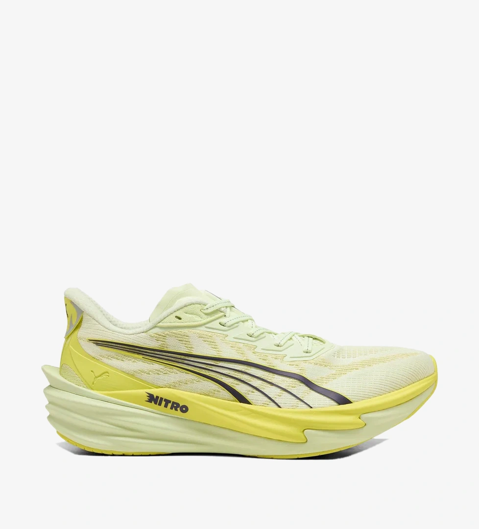 Puma Deviate Nitro 4 Erkek Gri Koşu Ayakkabısı