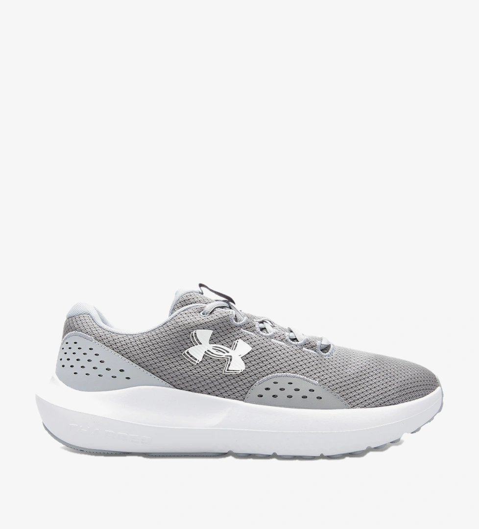 Under Armour Charged Surge 4 Erkek Gri Koşu Ayakkabısı