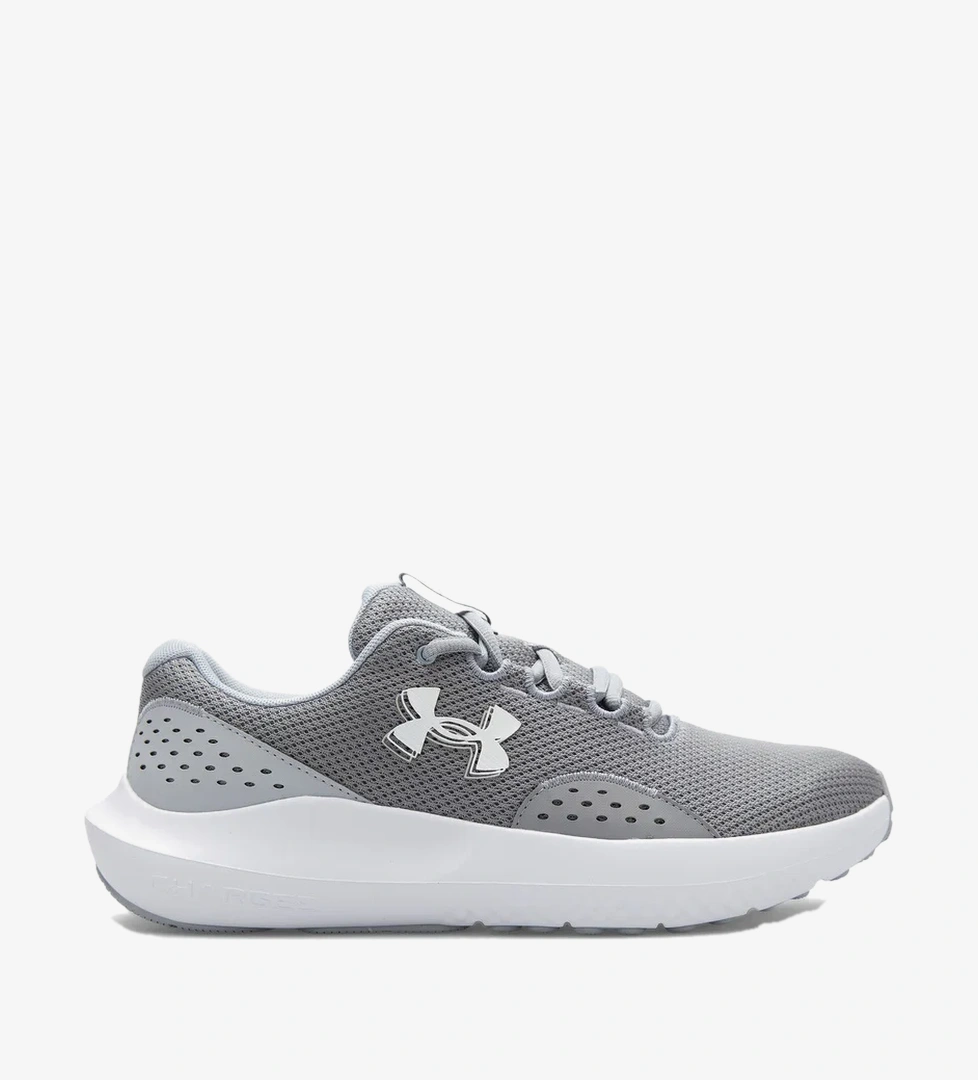 Under Armour Charged Surge 4 Erkek Gri Koşu Ayakkabısı