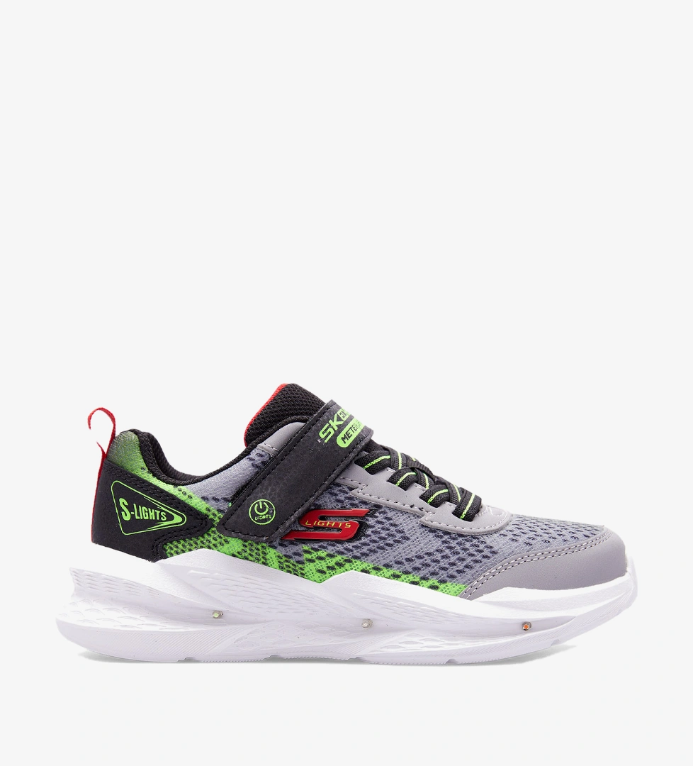 Skechers Meteor-Lights 2.0 Çocuk Gri Spor Ayakkabı