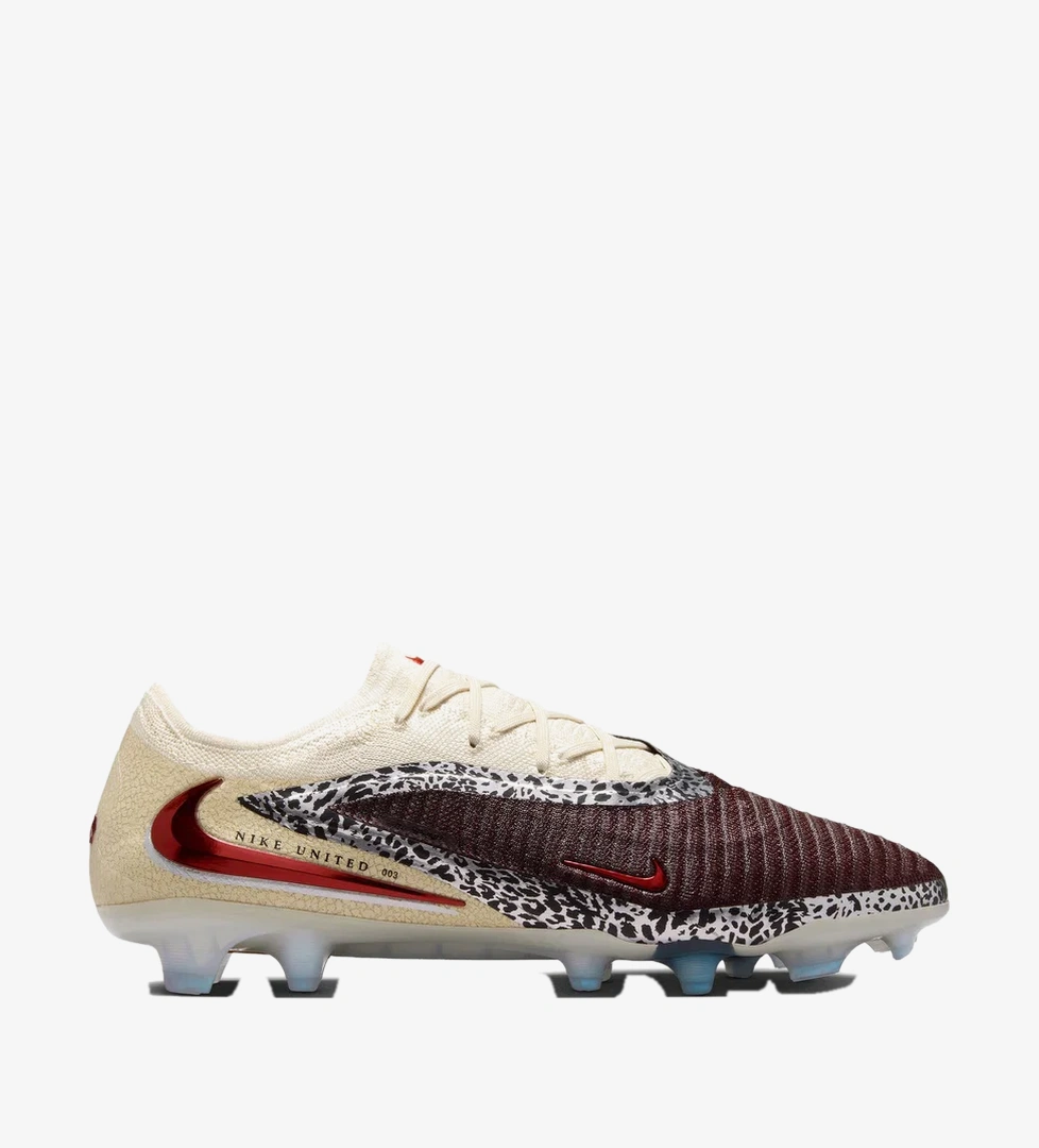 Nike Phantom 6 Low Elite Fg Erkek Bordo Çim Saha Kramponu