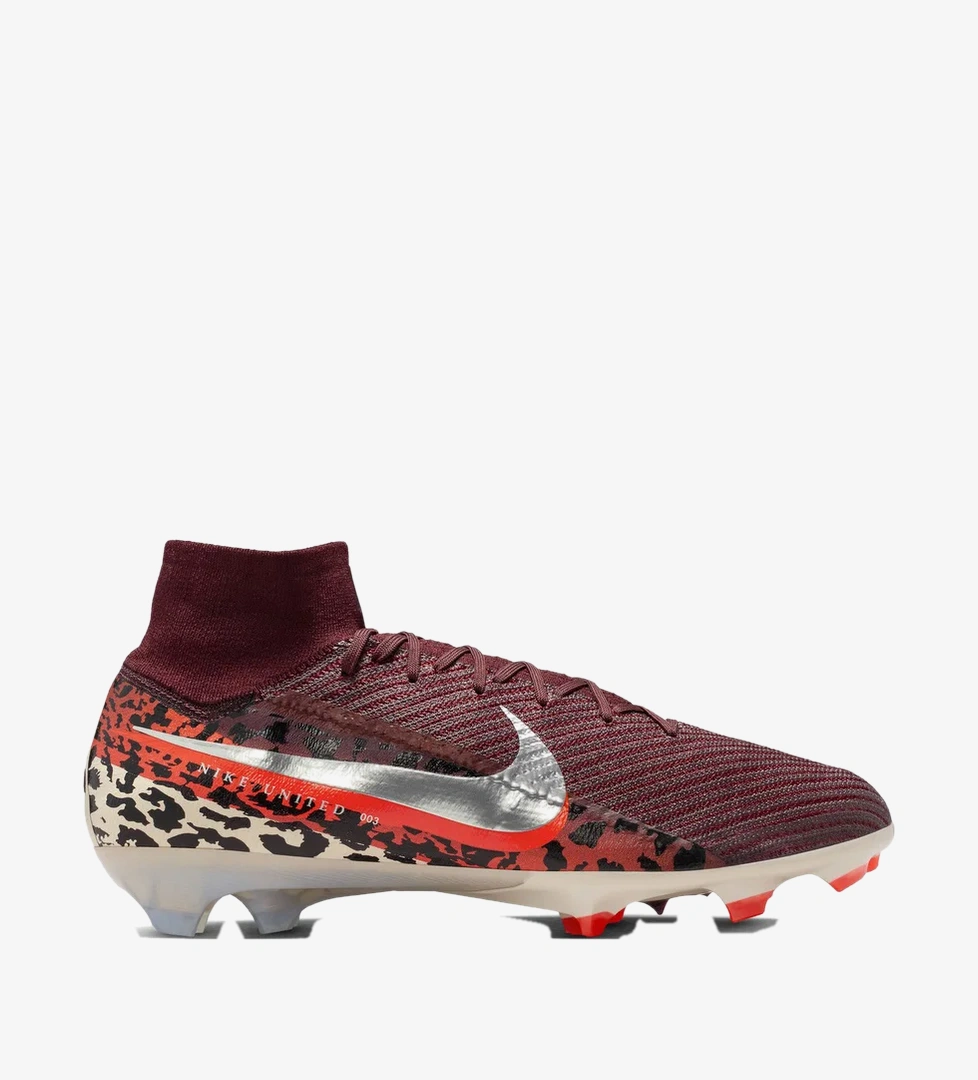 Nike Zoom Superfly 10 Elite Fg Erkek Bordo Çim Saha Kramponu