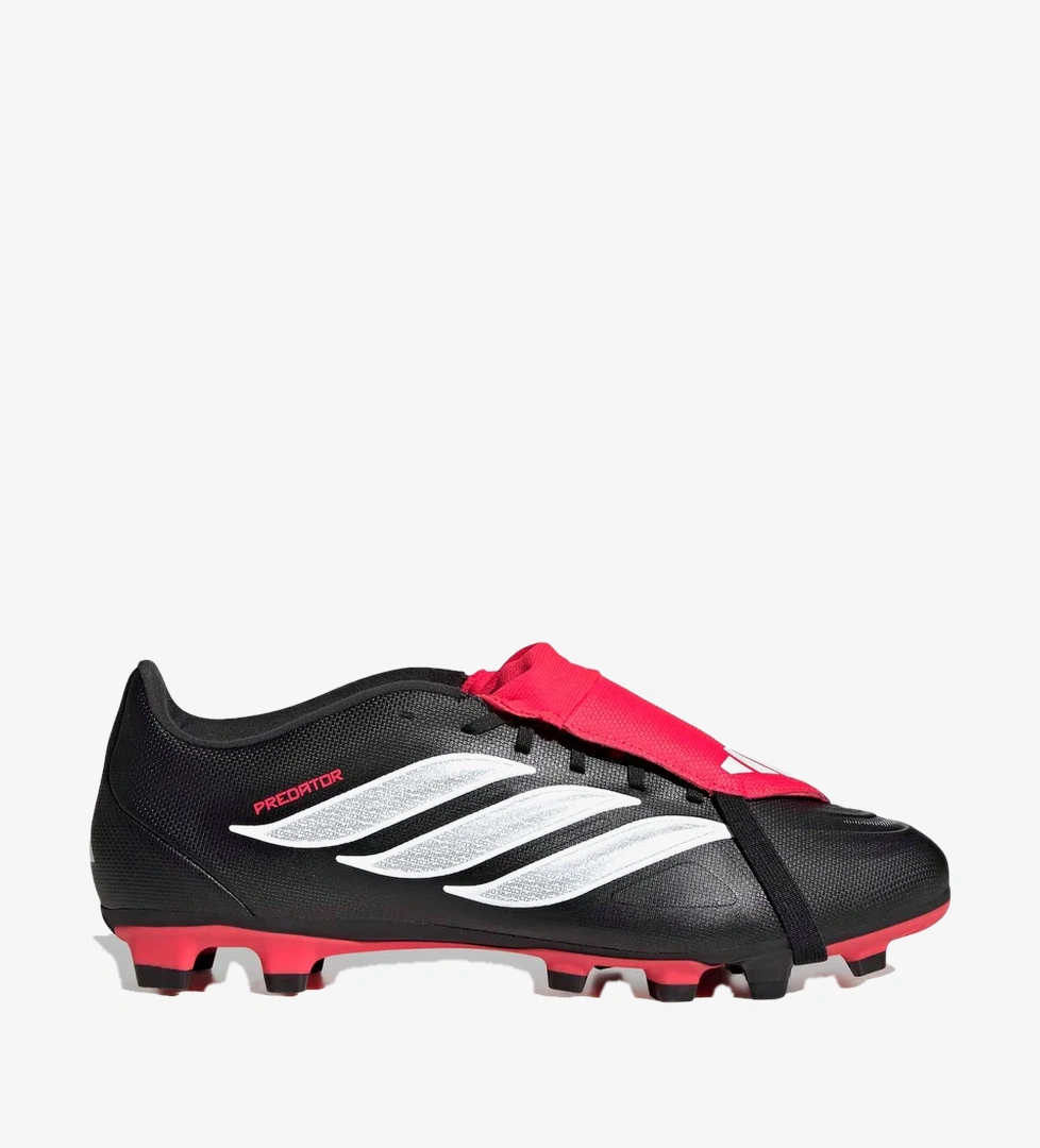 adidas Predator Club Katlanır Dilli Erkek Siyah Çim Saha/Çoklu Zemin Kramponu